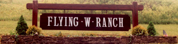 Flying W Ranch Signpost